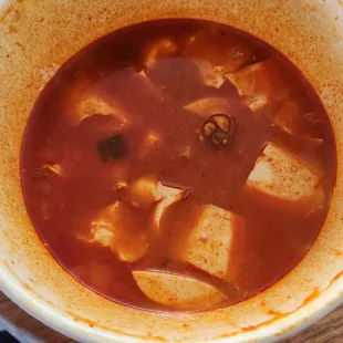 Seafood tofu stew