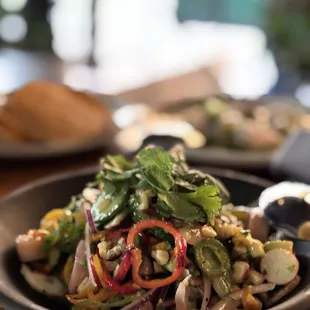 Seafood Tostada