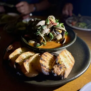 Clams and Chorizo