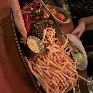 Rotisserie Chicken with Fries
