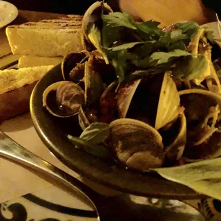 Clams and Chorizo