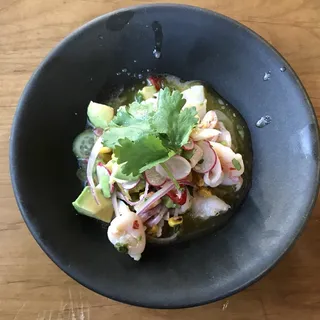 Seafood Tostada