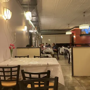 Inside of the restaurant