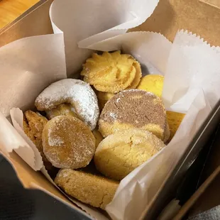 vegan cookie selection