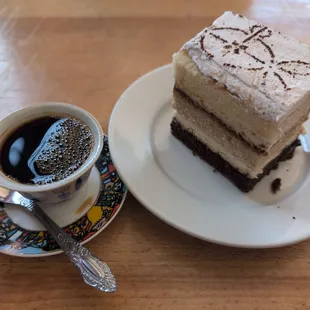Coffee velvet cake