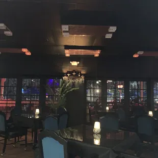 the dining area