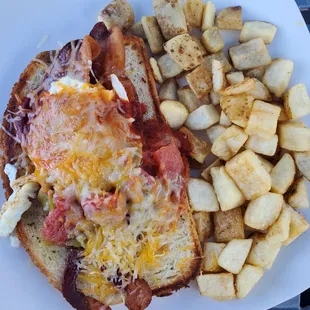 Open Face Breakfast Sandwich