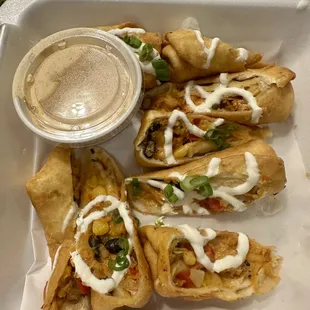 Southwest Egg Rolls (takeout)