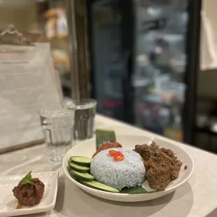 Beef Rendang Rice Plate