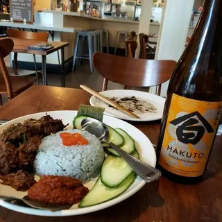 Rendang Rice Plate