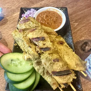 Satay with Peanut Sauce