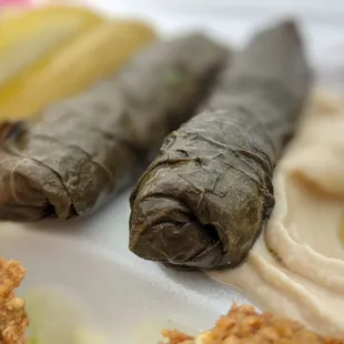 Grape leaves - close up