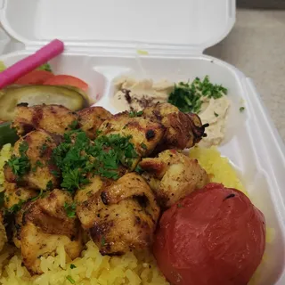 Chicken Kebab Plate