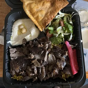 Beef Shawarma plate