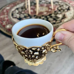 Arabic coffee (sweetened)