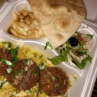 Plate Falafel