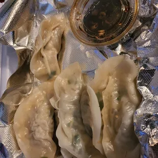 Steamed dumplings