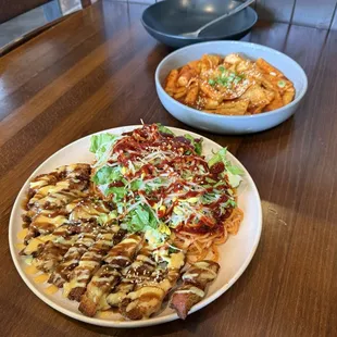 Chichenkatsu Jjolmyeon + Tteokbokki
