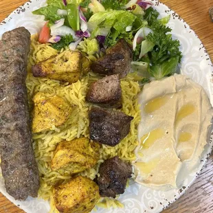 Mixed platter. This was enough for two people easy. It was delicious too!