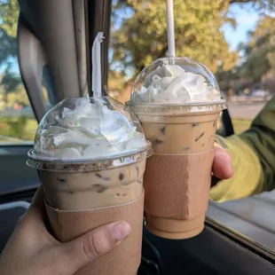 Canela and vanilla latte