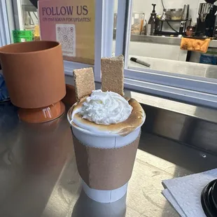 S'mores seasonal drink