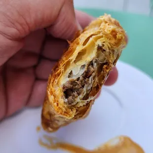 Meat and Potato Empanada