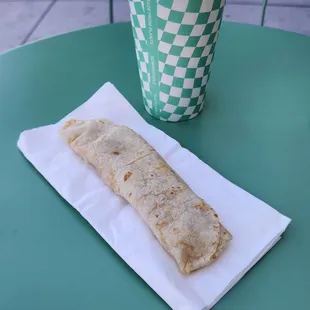 Cortado and Soyrizo Burrito