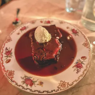 Sticky toffee pudding