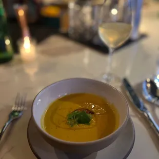 Butternut squash soup