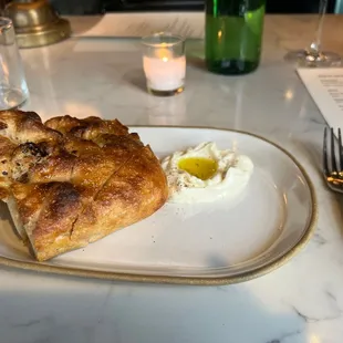 Grilled Flatbread w/ricotta