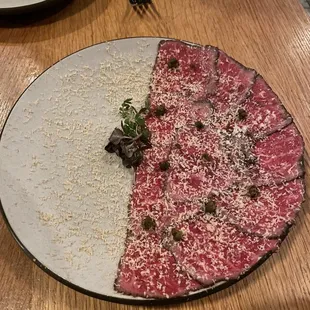 Waygu carpaccio