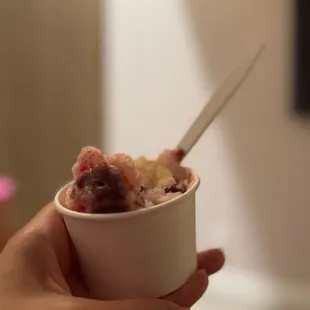 Bingsoo in individual cups 2.02.25
