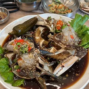 Soy Sauce Marinated Crab