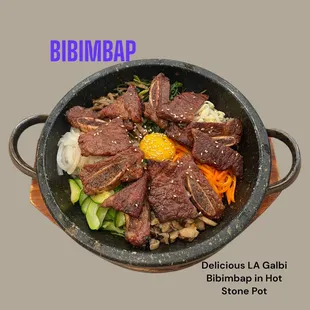 Galbi Dolsot Bibimbap