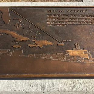Memorial plaque for the crew of the El Faro.