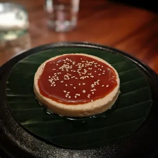 Banana Leaf Flan