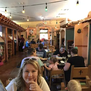 View from the rear to the front.