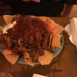 Carnitas nachos