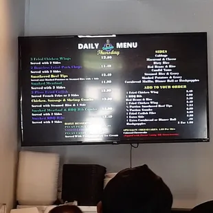 Thursday menu 9/2022