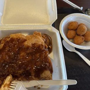 Chicken Fried Chicken &amp; 2 Sides