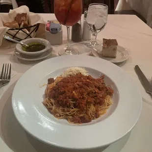 Fantastic Capellini Bolognese !!!