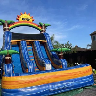 Double water slide