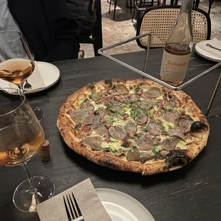 Potato Pesto Pizza