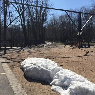 Playground and fishing pier.