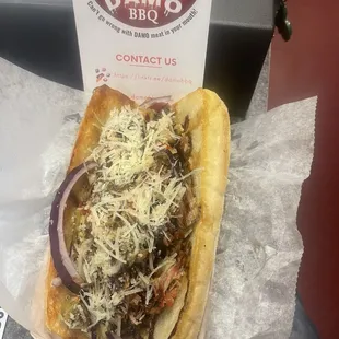 Sandwich that was made for me it tasted so wonderful!