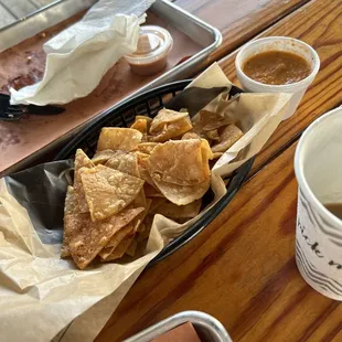 Complimentary chips &amp; salsa