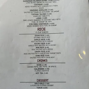 Menu (10/9/24)