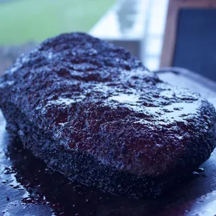 a steak on a cutting board