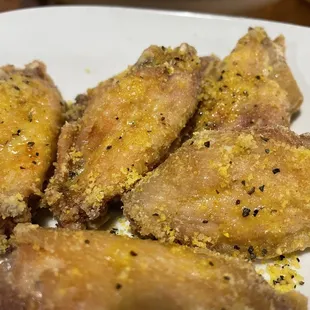 Lemon Pepper Dry-rubbed wings.