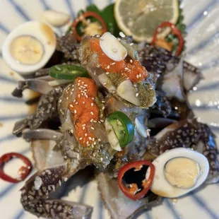 Seasoned Soy Marinated Raw Crab